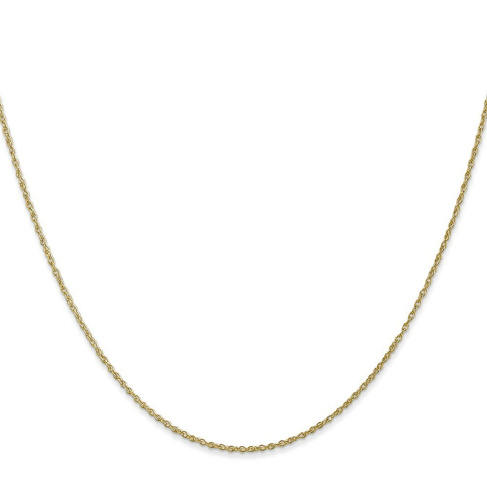 10K Yellow Gold .8mm Lite-Baby Rope Chain Necklace