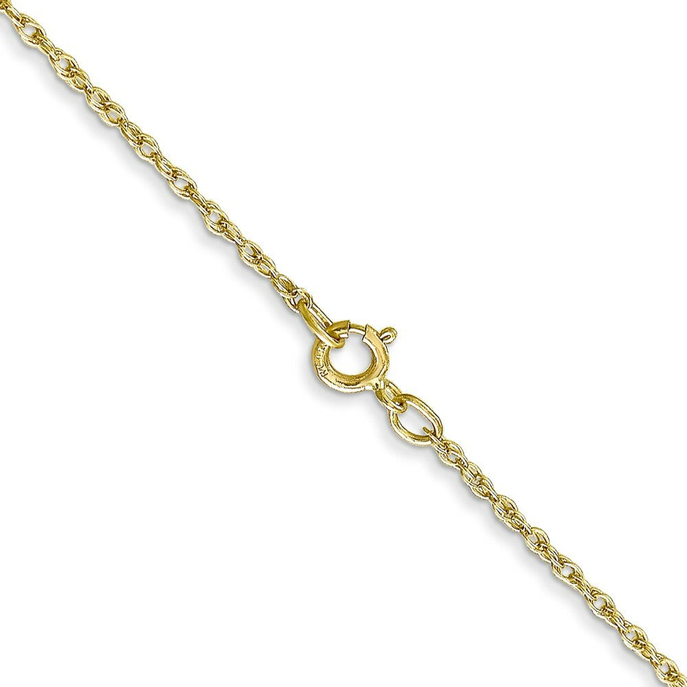 10K Yellow Gold .8mm Lite-Baby Rope Chain Necklace
