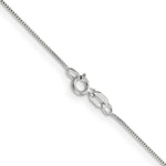 Load image into Gallery viewer, 10K White Gold .5mm Box Chain Necklace
