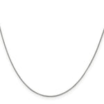 Load image into Gallery viewer, 10K White Gold .7mm Box Chain Necklace
