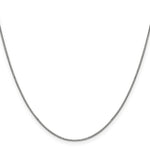 Load image into Gallery viewer, 10k White Gold .9mm Box Chain
