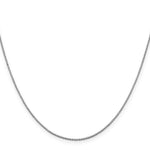 Load image into Gallery viewer, 10k White Gold 1mm Box Chain
