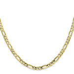 Load image into Gallery viewer, 10K Yellow Gold 4mm Light Figaro Link Chain Necklace
