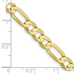 Load image into Gallery viewer, 10K Yellow Gold 6mm Light Figaro Link Chain Necklace

