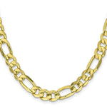 Load image into Gallery viewer, 10K Yellow Gold 8.75mm Light Figaro Chain Necklace
