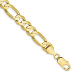 Load image into Gallery viewer, 10K Yellow Gold 8.75mm Light Figaro Chain Bracelet
