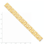 Load image into Gallery viewer, 10K Yellow Gold 12mm Nugget Bracelet
