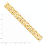 Load image into Gallery viewer, 10K Yellow Gold 15mm Nugget Bracelet
