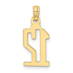 Load image into Gallery viewer, 10K Yellow Gold Number Pendant
