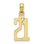 Load image into Gallery viewer, 10K Yellow Gold Number Pendant
