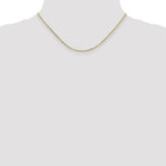 Load image into Gallery viewer, 10K Yellow Gold 1.65mm Solid Diamond-cut Cable Chain
