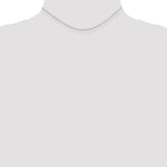 Load image into Gallery viewer, 10K White Gold .5mm Solid Diamond-cut Cable Chain Necklace
