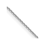 Load image into Gallery viewer, 10k White Gold .8mm Diamond-cut Cable Chain
