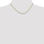 Load image into Gallery viewer, 10K Yellow Gold 2.2mm Diamond-cut Cable Chain

