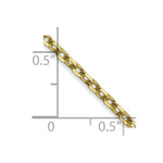 Load image into Gallery viewer, 10K Yellow Gold 2.2mm Diamond-cut Cable Chain
