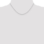 Load image into Gallery viewer, 10k White Gold 0.9mm Diamond-cut Cable Chain

