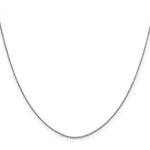 Load image into Gallery viewer, 10k White Gold 0.9mm Diamond-cut Cable Chain
