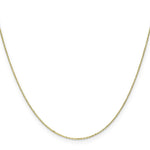 Load image into Gallery viewer, 10K Yellow Gold .8mm Diamond-cut Cable Chain Necklace

