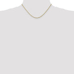 Load image into Gallery viewer, 10K Yellow Gold 1.4mm Singapore Chain
