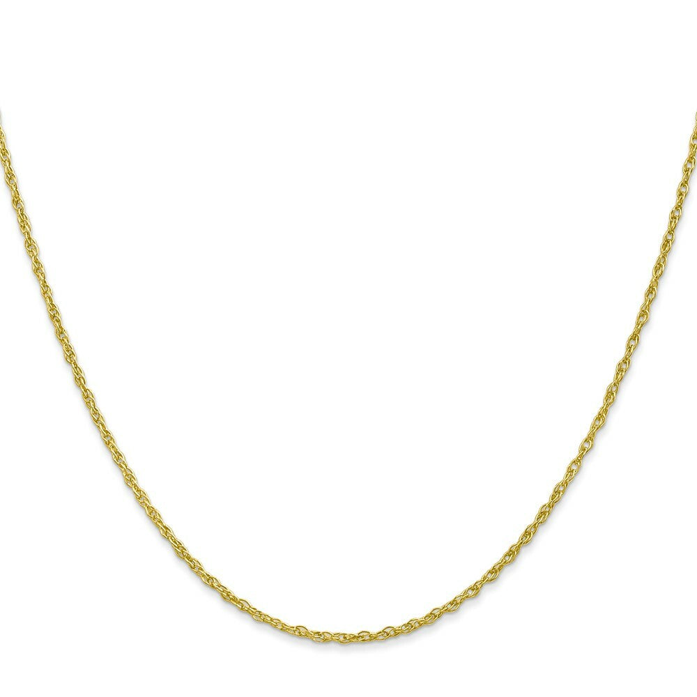 10K Yellow Gold 1.3mm Heavy-Baby Rope Chain