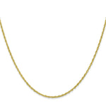 Load image into Gallery viewer, 10K Yellow Gold 1.3mm Heavy-Baby Rope Chain
