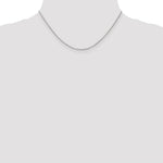 Load image into Gallery viewer, 10k White Gold 1.3mm Heavy Baby Rope Chain
