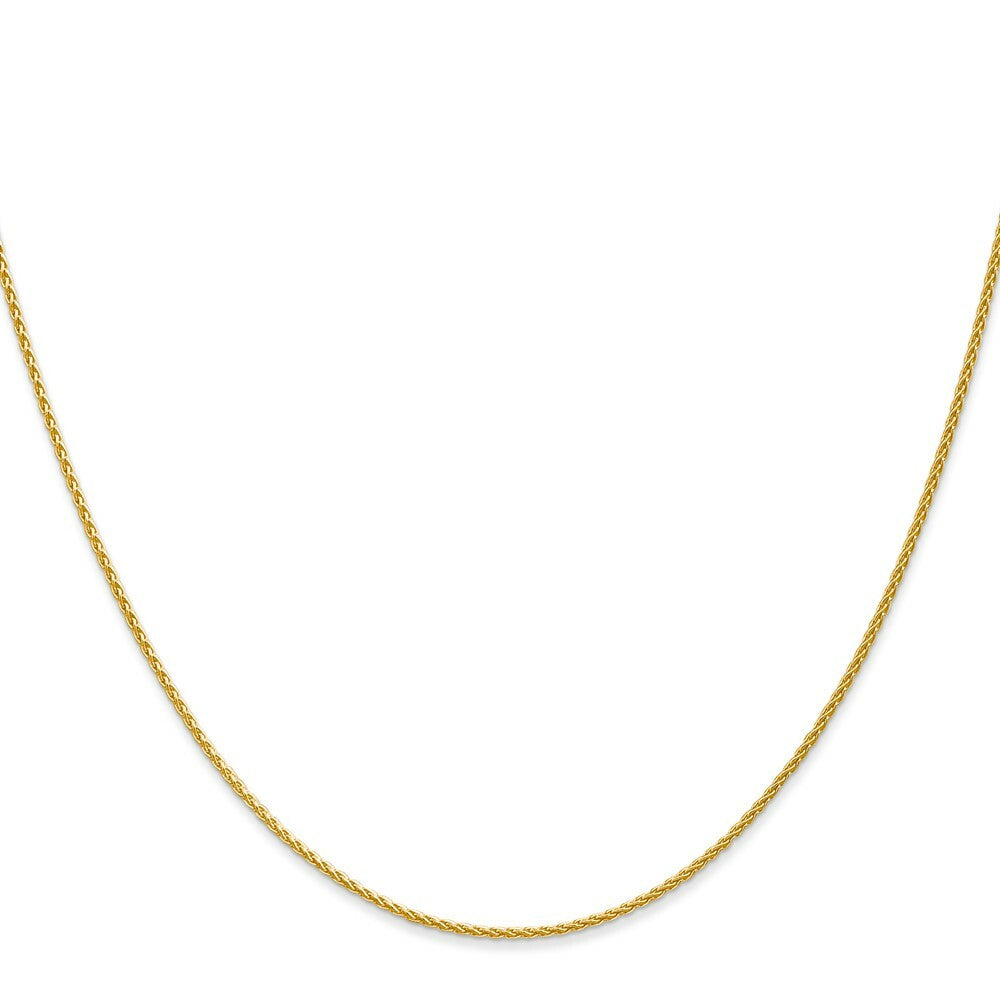 10K Yellow Gold 1.2mm Parisian Wheat Chain