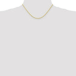 Load image into Gallery viewer, 10K Yellow Gold 1.5mm Parisian Wheat Chain
