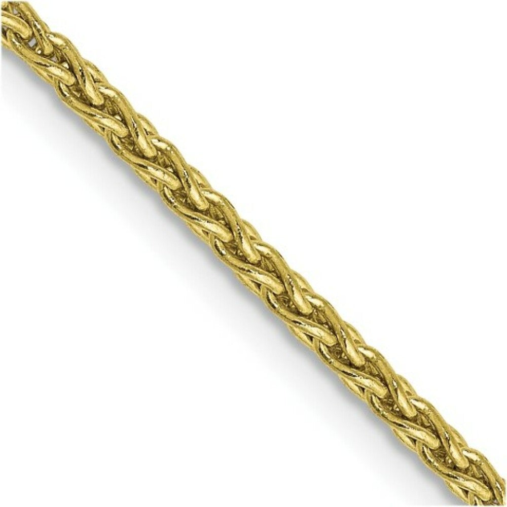10K Yellow Gold 1.9mm Parisian Wheat Chain
