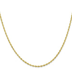 Load image into Gallery viewer, 10K Yellow Gold 1.84mm Diamond-cut Quadruple Rope Chain
