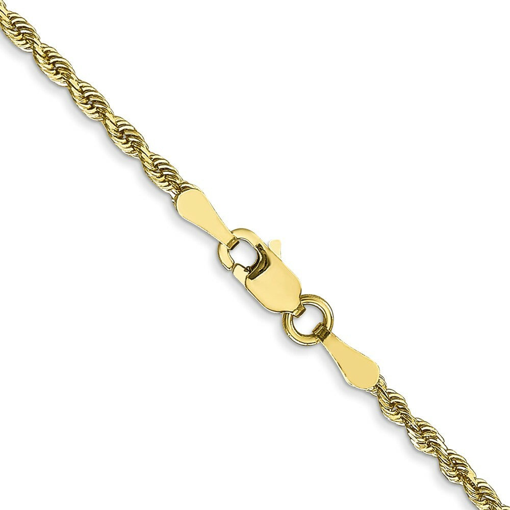 10K Yellow Gold 2.00mm Diamond-cut Quadruple Rope Chain