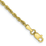 Load image into Gallery viewer, 10K Yellow Gold 2.25mm Diamond-cut Quadruple Rope Chain
