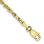 Load image into Gallery viewer, 10K Yellow Gold 2.75mm Diamond-cut Quadruple Rope Chain
