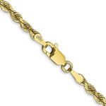 Load image into Gallery viewer, 10K Yellow Gold 3.0mm Diamond-cut Quadruple Rope Chain
