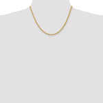 Load image into Gallery viewer, 10K Yellow Gold 3.35mm Diamond-cut Quadruple Rope Chain

