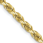 Load image into Gallery viewer, 10K Yellow Gold 4mm Diamond-cut Quadruple Rope Chain
