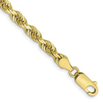 Load image into Gallery viewer, 10K Yellow Gold 4.5mm Diamond-cut Quadruple Rope Chain
