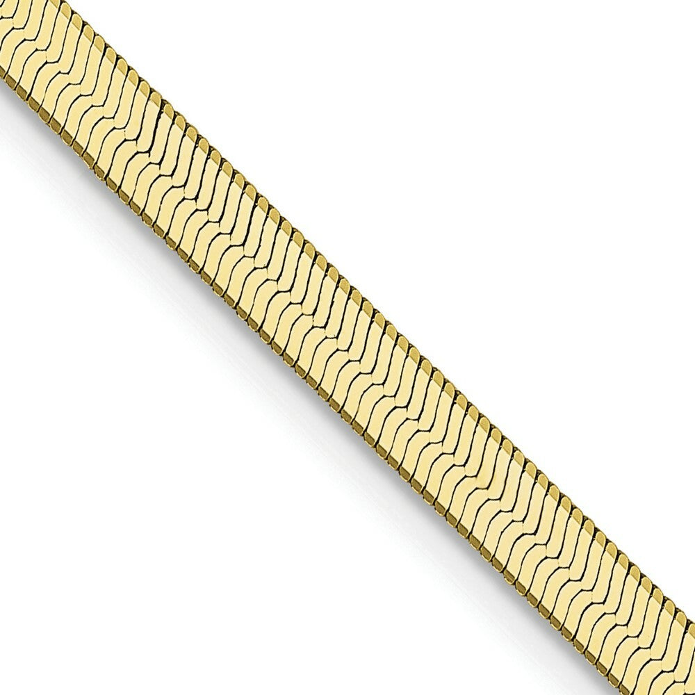 10K Yellow Gold 3.0mm Silky Herringbone Chain