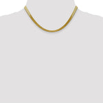 Load image into Gallery viewer, 10K Yellow Gold 5.0mm Silky Herringbone Chain
