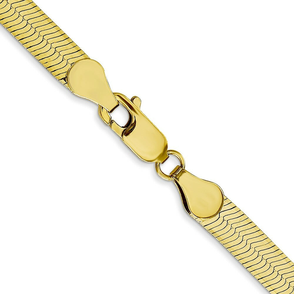10K Yellow Gold 5.0mm Silky Herringbone Chain