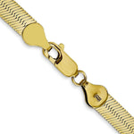Load image into Gallery viewer, 10K Yellow Gold 5.5mm Silky Herringbone Chain
