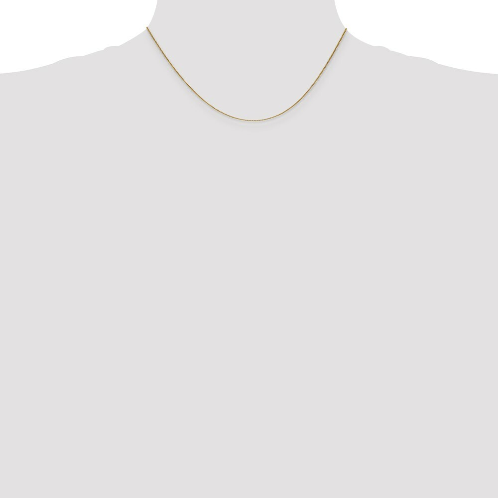 10K Yellow Gold 0.80mm Spiga Pendant Chain