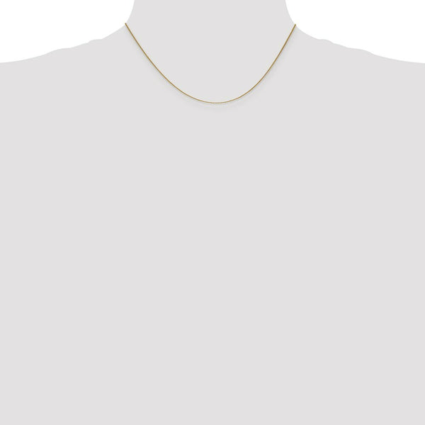 10K Yellow Gold 0.80mm Spiga Pendant Chain