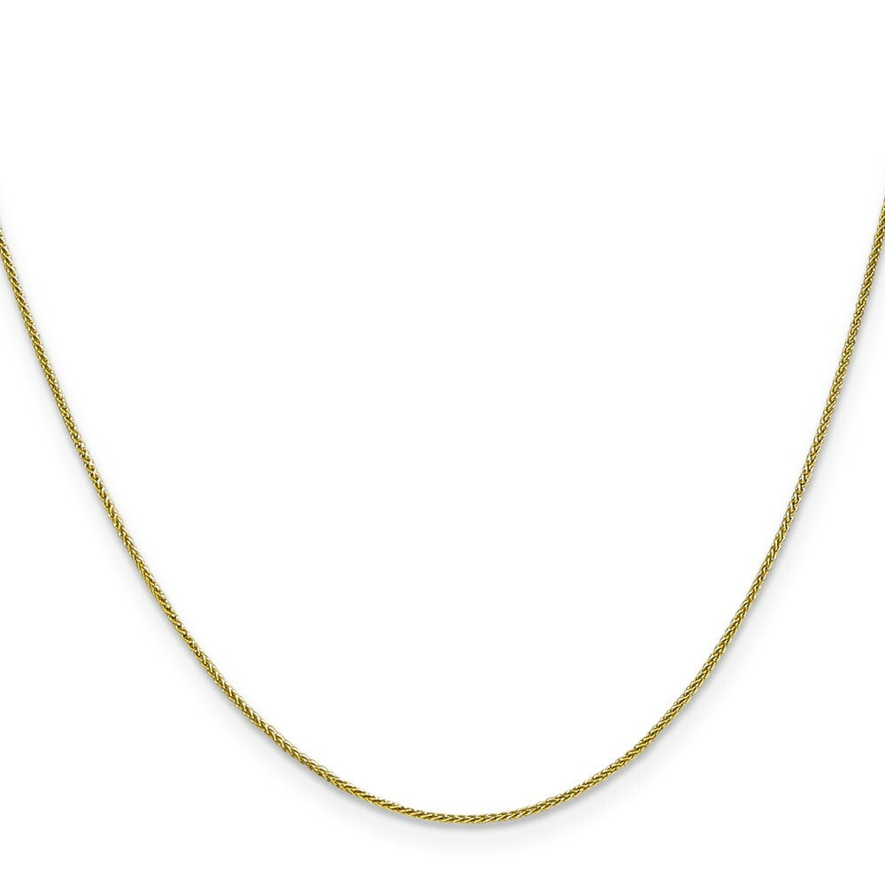 10K Yellow Gold 0.80mm Spiga Pendant Chain