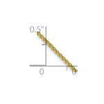 Load image into Gallery viewer, 10K Yellow Gold YG 1mm Spiga Chain Necklace
