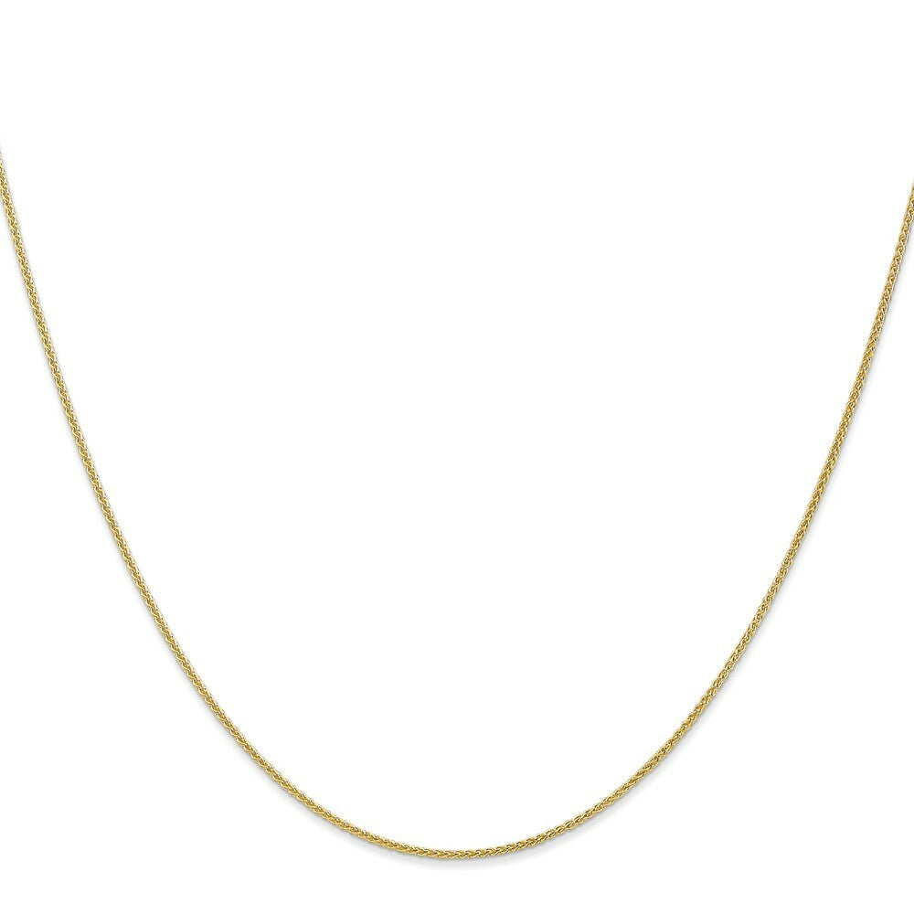 10K Yellow Gold YG 1mm Spiga Chain Necklace