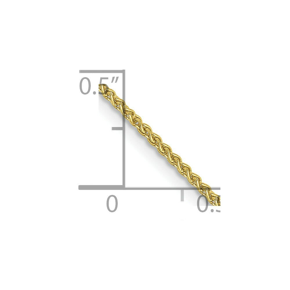 10K Yellow Gold 1.25mm Spiga Chain