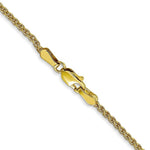 Load image into Gallery viewer, 10K Yellow Gold 1.65mm Solid Polished Spiga Chain
