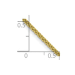 Load image into Gallery viewer, 10K Yellow Gold 1.65mm Solid Polished Spiga Chain

