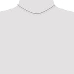 Load image into Gallery viewer, 10K White Gold .8mm Polished Lite Baby Rope Chain Necklace
